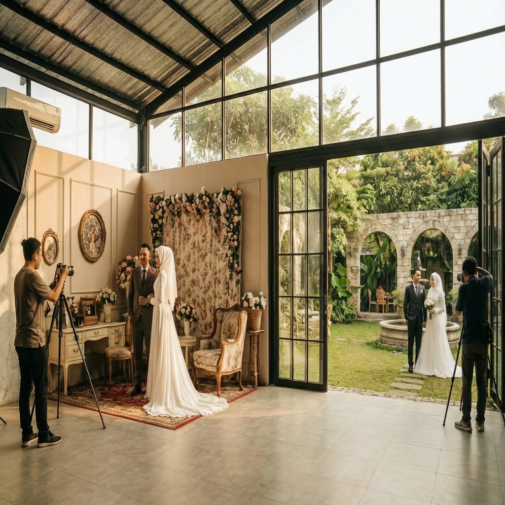 مواقع جلسات التصوير (Indoor & Outdoor Shooting Locations)