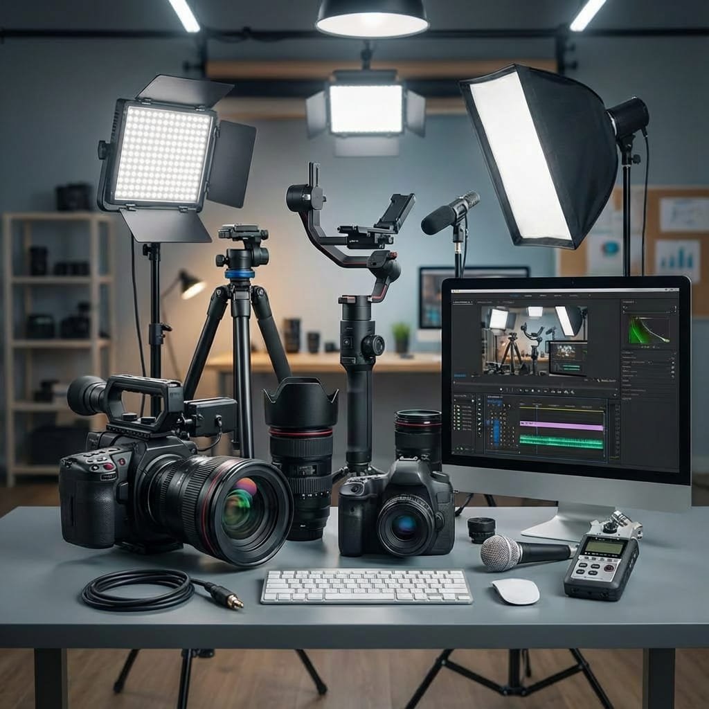 التصوير والمونتاج