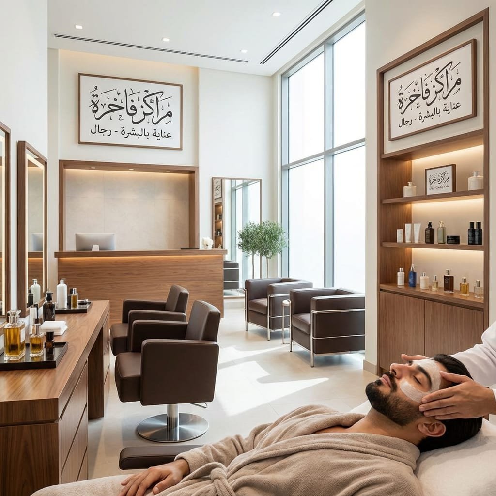 مراكز عناية بالبشرة-رجالي