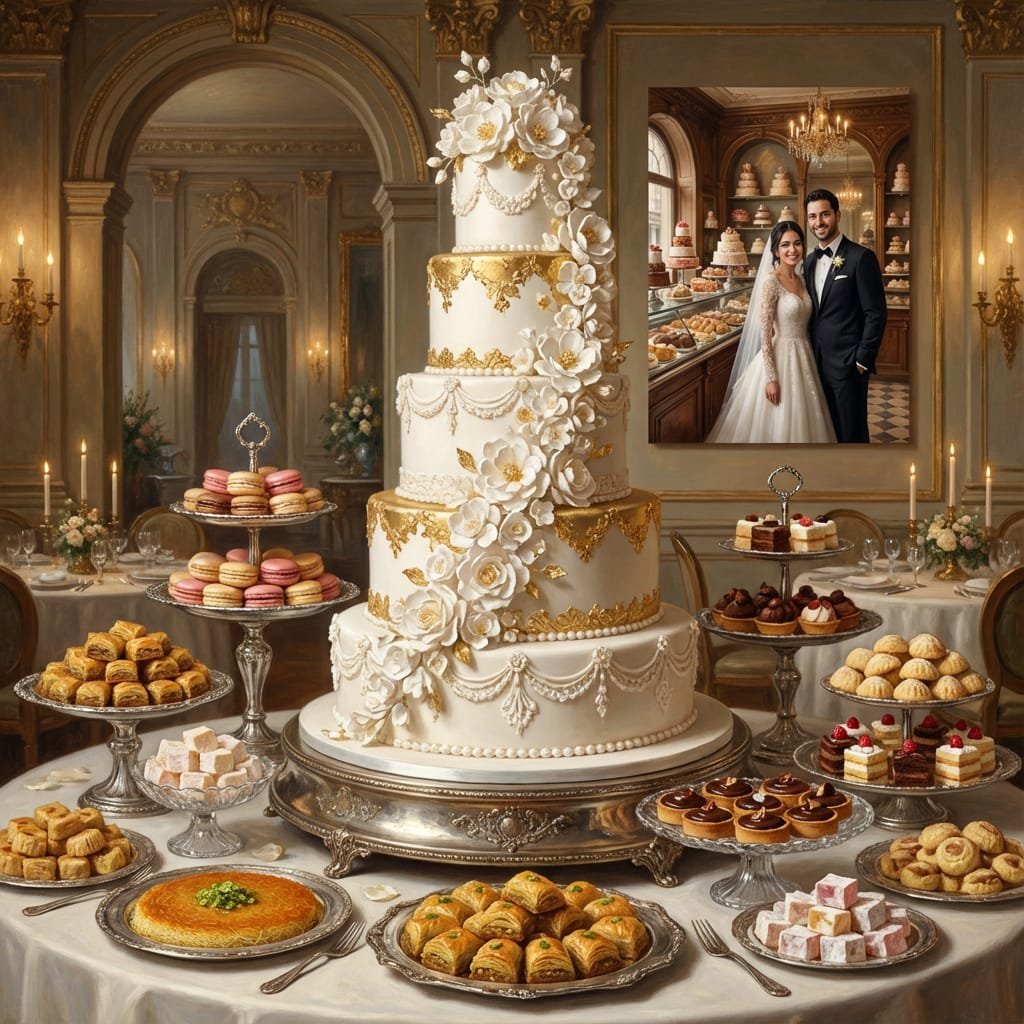 الكيك والحلويات