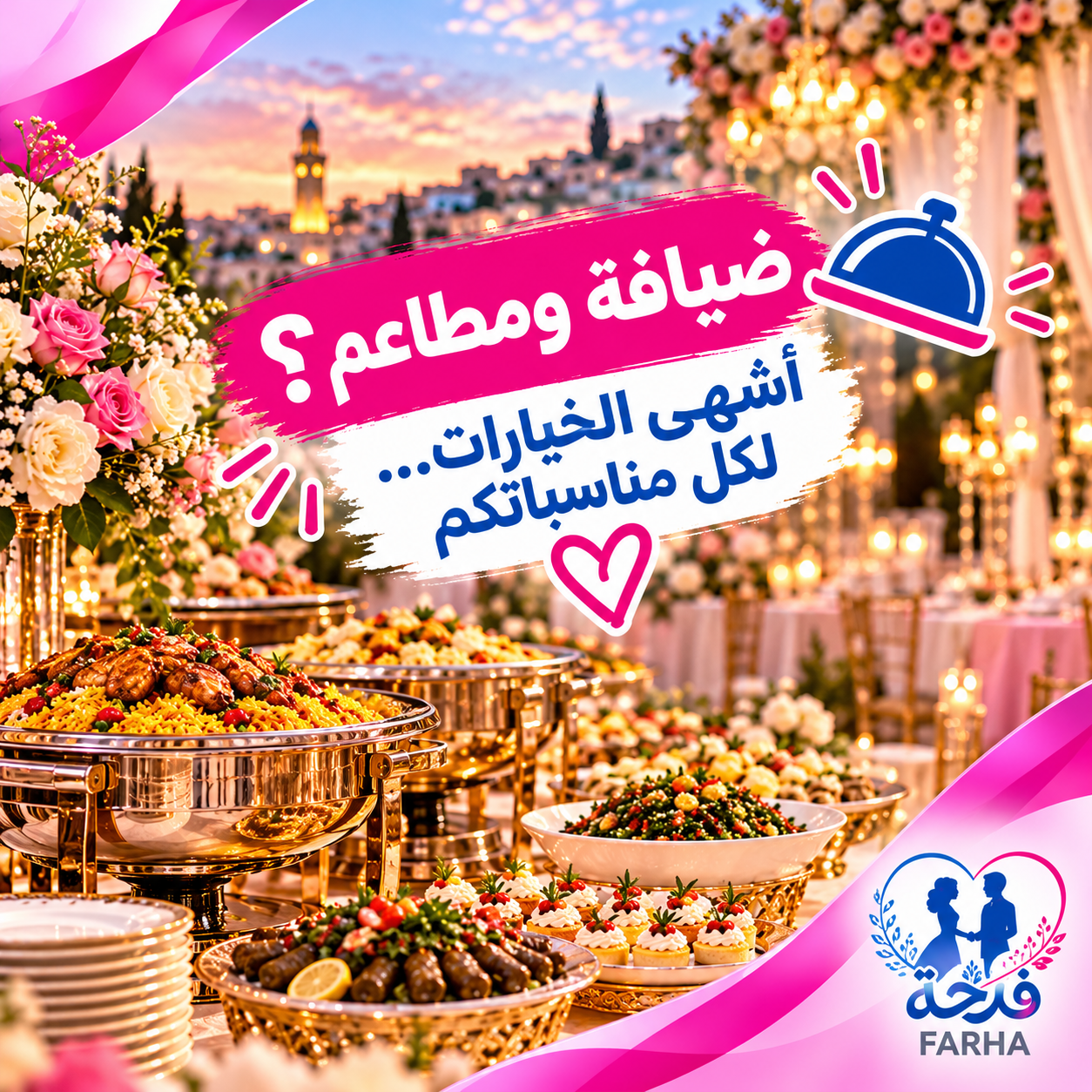 الضيافة والبوفيه